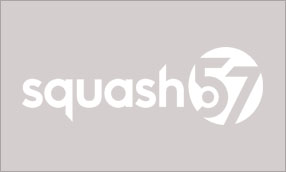 Squash 57 white logo